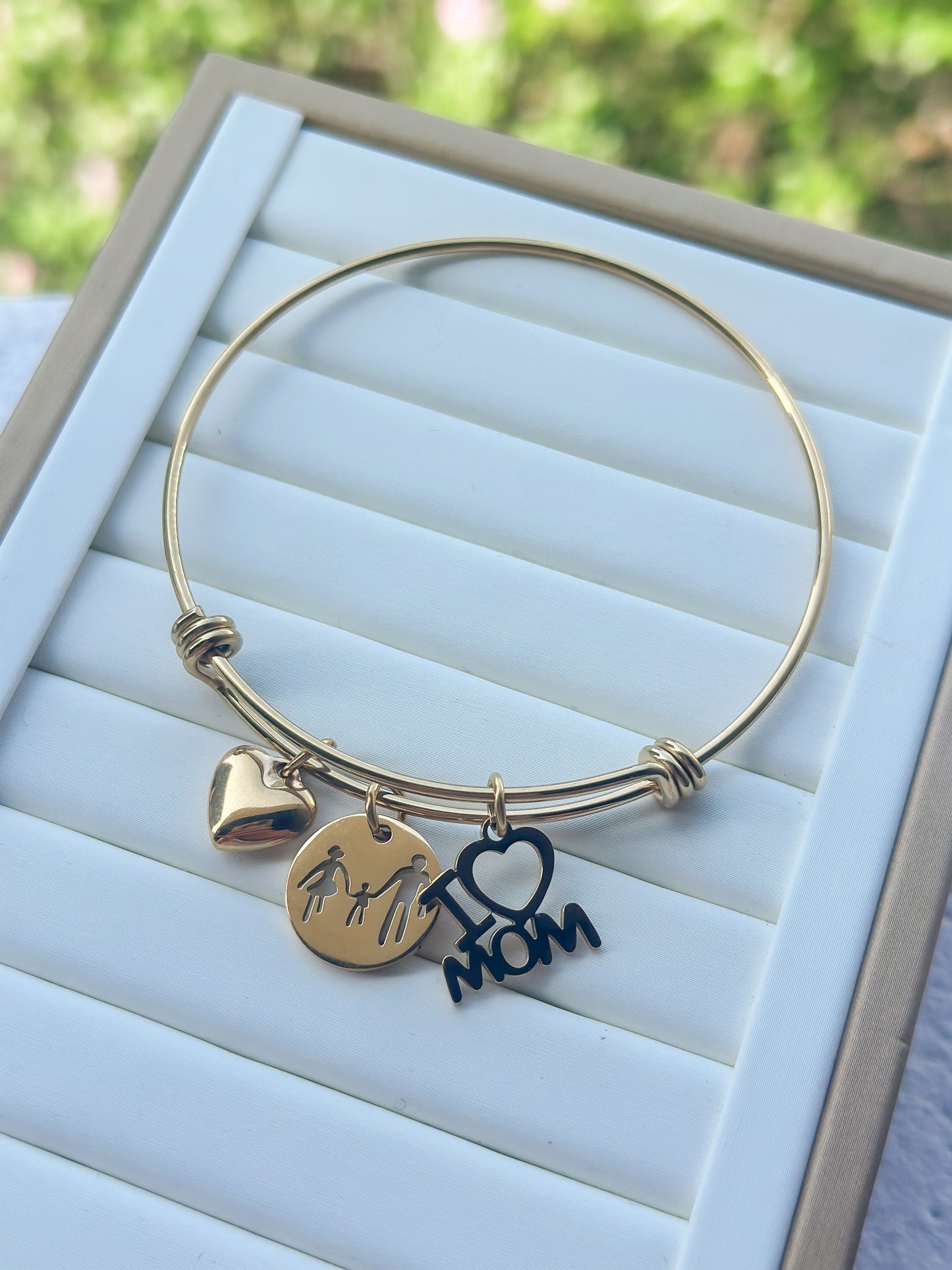 I Love Mom Bangle