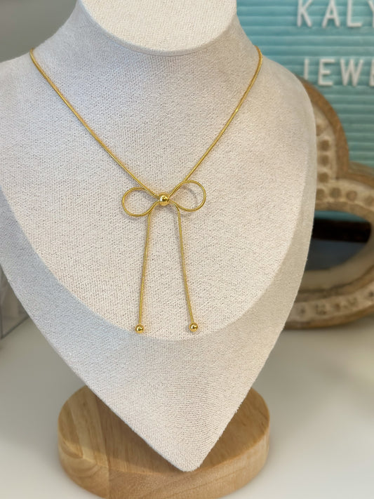 Xio Bow Necklace